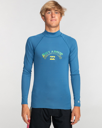 0 Arch - Rash Vest met Lange Mouwen en UPF 50 voor Heren Blue EBYWR00108 Billabong