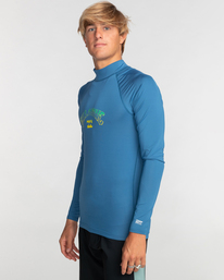 1 Arch - Rash Vest met Lange Mouwen en UPF 50 voor Heren Blue EBYWR00108 Billabong