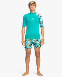 5 CONTRAST ALLOVER SS Bleu EBYWR00115 Billabong