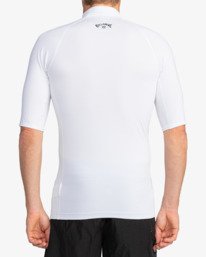 2 Logo Surf - T-shirt de mangas curtas UPF 50, para surf para homem Branco EBYWR03010 Billabong