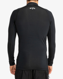 2 Logo Surf - Long Sleeves UPF 50 Surf T-Shirt for Men Black EBYWR03011 Billabong