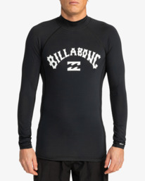 0 Logo Surf - Long Sleeves UPF 50 Surf T-Shirt for Men Black EBYWR03011 Billabong