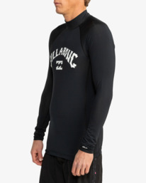 1 Logo Surf - T-shirt de surf à manches longues UPF50 pour Homme Noir EBYWR03011 Billabong