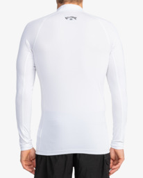 2 Logo Surf - Maglietta da surf UPF 50 a maniche lunghe da uomo White EBYWR03011 Billabong