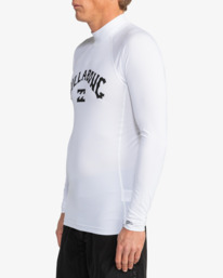 1 Logo Surf - Maglietta da surf UPF 50 a maniche lunghe da uomo White EBYWR03011 Billabong