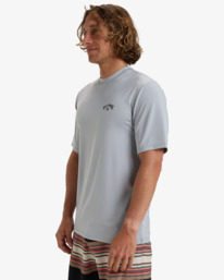 3 Arch Wave - T-shirt de mangas curtas UPF 50, para surf para Homem Cinza EBYWR03019 Billabong