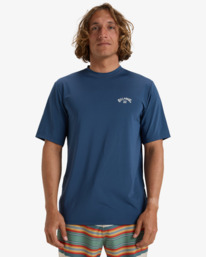 0 Arch Wave - T-shirt de mangas curtas UPF 50, para surf para Homem Azul EBYWR03019 Billabong