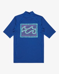 6 Know The Feeling - T-shirt de mangas curtas UPF 50, para surf para Homem Azul EBYWR03020 Billabong