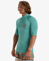 3 Know The Feeling - T-shirt de mangas curtas UPF 50, para surf para Homem Azul EBYWR03020 Billabong