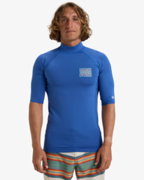 0 Know The Feeling - T-shirt de surf à manches courtes UPF50 pour Homme Bleu EBYWR03020 Billabong