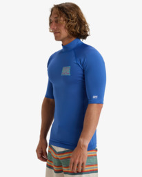 3 Know The Feeling - T-shirt de mangas curtas UPF 50, para surf para Homem Azul EBYWR03020 Billabong