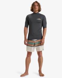 1 Know The Feeling - T-shirt de surf à manches courtes UPF50 pour Homme Noir EBYWR03020 Billabong