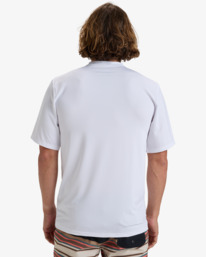 2 Bracket Wave - T-shirt de mangas curtas UPF 50, para surf para Homem Branco EBYWR03021 Billabong