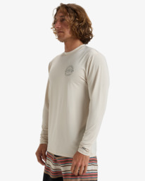 3 Big Dave - T-shirt de surf à manches longues UPF50 pour Homme Beige EBYWR03023 Billabong