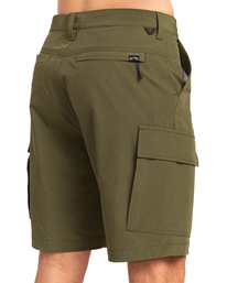 2 Surftrek Transport - Funktionelle Cargo-Shorts f&uuml;r M&auml;nner Gr&uuml;n EBYWS00103 Billabong