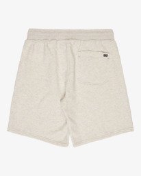 4 Arch 19" - Elastic Waist Walkshorts for Men Grey EBYWS00112 Billabong