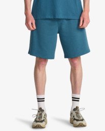 0 Arch 19" - Elastic Waist Walkshorts for Men Blue EBYWS00112 Billabong