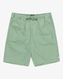 4 Larry 20" - Short de marche à taille élastique pour Homme Vert EBYWS00114 Billabong