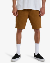 0 Larry 20" - Walkshort con vita elasticizzata da Uomo Brown EBYWS00114 Billabong