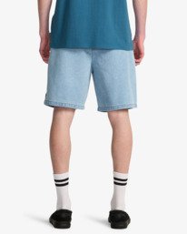 2 Larry - Elastic Waist Walkshorts for Men Blue EBYWS00117 Billabong