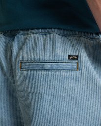 5 Larry - Short de marche &agrave; taille &eacute;lastique pour homme Bleu EBYWS00117 Billabong