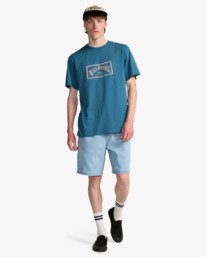 1 Larry - Short de marche &agrave; taille &eacute;lastique pour homme Bleu EBYWS00117 Billabong