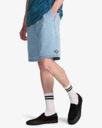 1 Larry - Elastic Waist Walkshorts for Men Blue EBYWS00117 Billabong