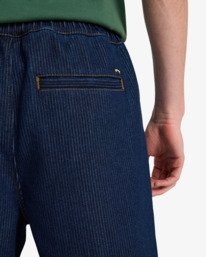 5 Larry - Short de marche &agrave; taille &eacute;lastique pour homme Bleu EBYWS00117 Billabong