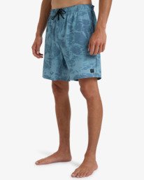 1 Surftrek Elastic Perf 17" - Elastic Waist Walkshorts for Men  EBYWS00119 Billabong