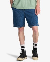 0 Larry - Elasticated Shorts for Men Blue EBYWS00132 Billabong