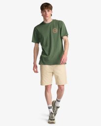 1 Larry Linen - Elasticated Shorts for Men White EBYWS00135 Billabong