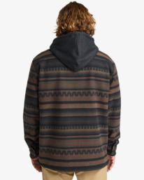 3 Furnace Bonded Flannel - Fleece Shirt for Men Black EBYWT03005 Billabong