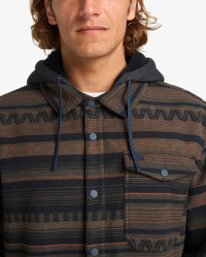 5 Furnace Bonded Flannel - Fleece Shirt for Men Black EBYWT03005 Billabong