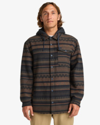 0 Furnace Bonded Flannel - Fleece Shirt for Men Black EBYWT03005 Billabong