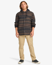 2 Furnace Bonded Flannel - Fleece Shirt for Men Black EBYWT03005 Billabong