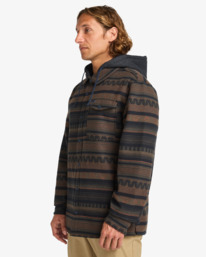 4 Furnace Bonded Flannel - Fleece Shirt for Men Black EBYWT03005 Billabong