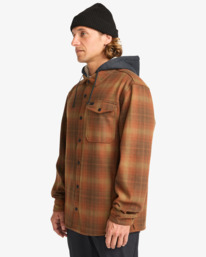 3 Furnace Bonded Flannel - Fleecehemd für Männer Braun EBYWT03005 Billabong