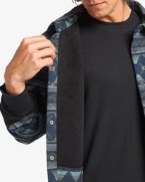 7 Furnace Bonded Flannel - Fleece Shirt for Men Black EBYWT03005 Billabong
