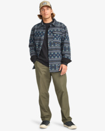 1 Furnace Bonded Flannel - Fleece Shirt for Men Black EBYWT03005 Billabong