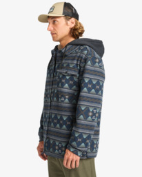 3 Furnace Bonded Flannel - Fleece Shirt for Men Black EBYWT03005 Billabong