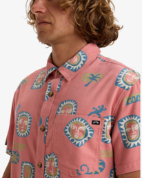 4 Solana - Short Sleeves Shirt for Men Pink EBYWT03008 Billabong