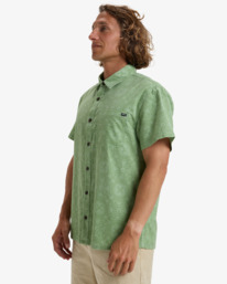 3 Solana - Short Sleeves Shirt for Men Green EBYWT03008 Billabong