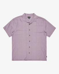 0 Vacay Solid - Overhemd met korte mouw voor Heren Purple EBYWT03009 Billabong