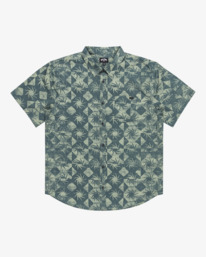 0 Sundays - Camicia a maniche corte da Uomo Green EBYWT03011 Billabong