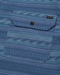 6 Offshore Jacquard Flannel Bleu EBYWT03013 Billabong