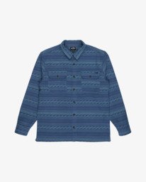 4 Offshore Jacquard Flannel Bleu EBYWT03013 Billabong
