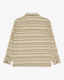8 Offshore Jacquard Flannel - Top in tessuto testurizzato da Uomo Green EBYWT03013 Billabong
