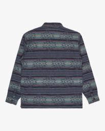 7 Offshore Jacquard Flannel - Top in tessuto testurizzato da Uomo Black EBYWT03013 Billabong