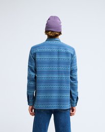 2 Offshore Jacquard Flannel Bleu EBYWT03013 Billabong