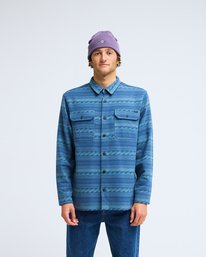 0 Offshore Jacquard Flannel Bleu EBYWT03013 Billabong